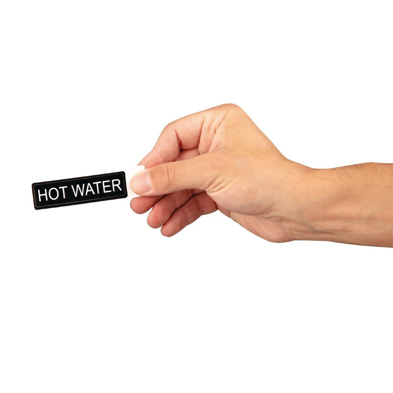 Olympia Adhesive Airpot Label Hot Water