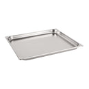 Vogue Stainless Steel 2/1 Gastronorm Tray 40mm