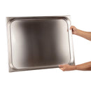 Vogue Stainless Steel 2/1 Gastronorm Tray 40mm
