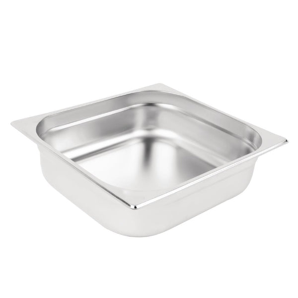 Vogue Stainless Steel 2/3 Gastronorm Tray 100mm