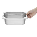Vogue Stainless Steel 1/4 Gastronorm Tray 100mm