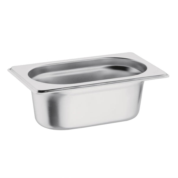 Vogue Stainless Steel 1/9 Gastronorm Tray 65mm