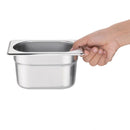 Vogue Stainless Steel 1/9 Gastronorm Tray 100mm