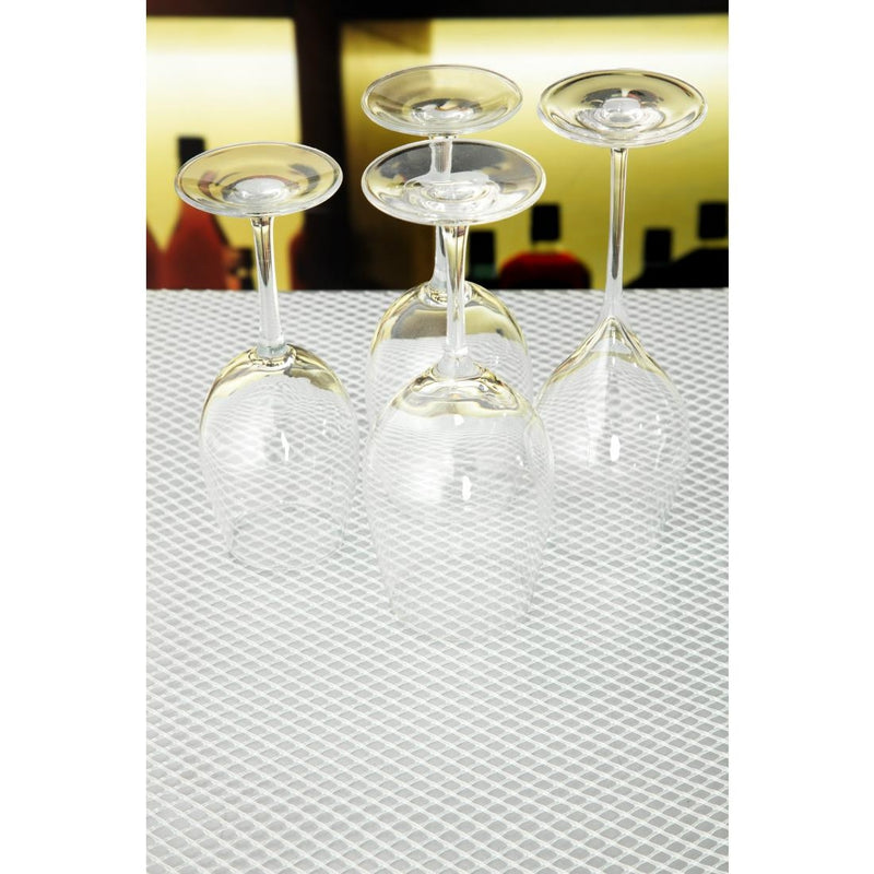 Transparente Stangen-Regalauskleidung, Rolle – 10 m Länge, 600 mm Breite