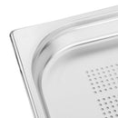 Vogue Stainless Steel Perforated 1/1 Gastronorm Tray 40mm