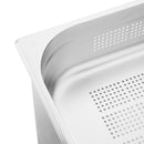 Vogue Stainless Steel Perforated 1/1 Gastronorm Tray 100mm