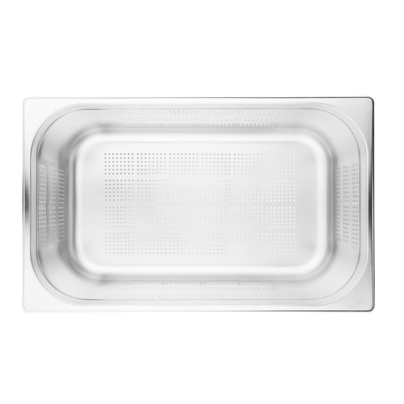 Vogue 1/1 Gastronorm-Tablett aus Edelstahl, perforiert, 200 mm