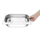 Vogue Stainless Steel Perforated 1/2 Gastronorm Tray 65mm