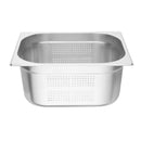 Vogue Stainless Steel Perforated 1/2 Gastronorm Tray 150mm