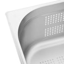 Vogue Stainless Steel Perforated 1/2 Gastronorm Tray 150mm