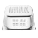 Vogue Stainless Steel Perforated 1/2 Gastronorm Tray 150mm