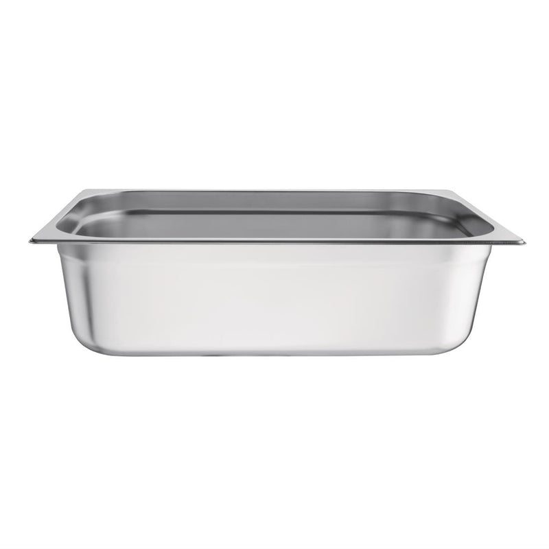 Vogue Stainless Steel 1/1 Gastronorm Pan 150mm
