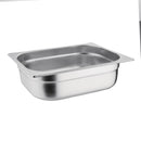 Vogue Stainless Steel 1/2 Gastronorm Pan 100mm