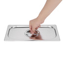 Vogue Stainless Steel 1/3 Gastronorm Lid