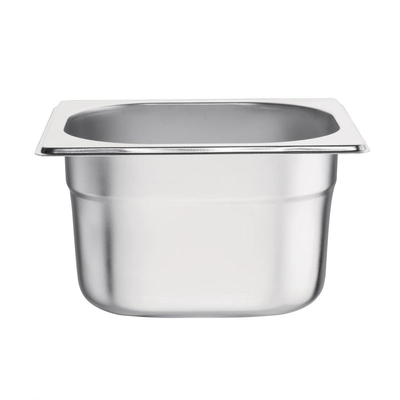 Vogue Stainless Steel 1/6 Gastronorm Tray 100mm