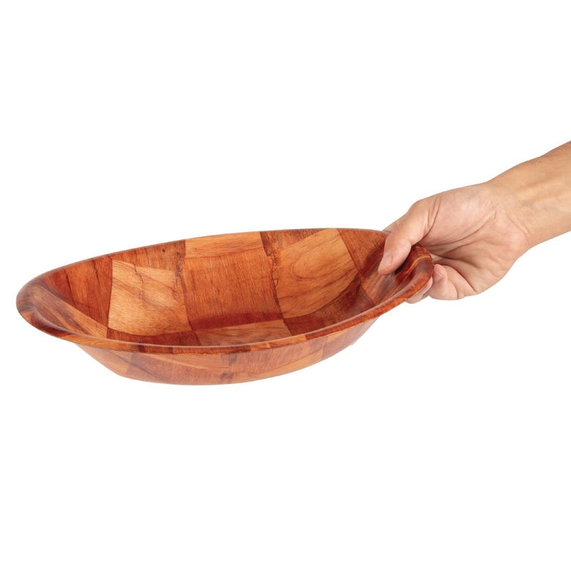 Olympia Oval Wooden Bowl Small