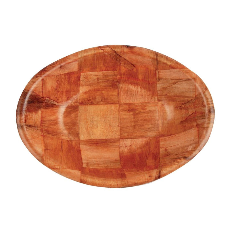 Olympia Oval Wooden Bowl Large