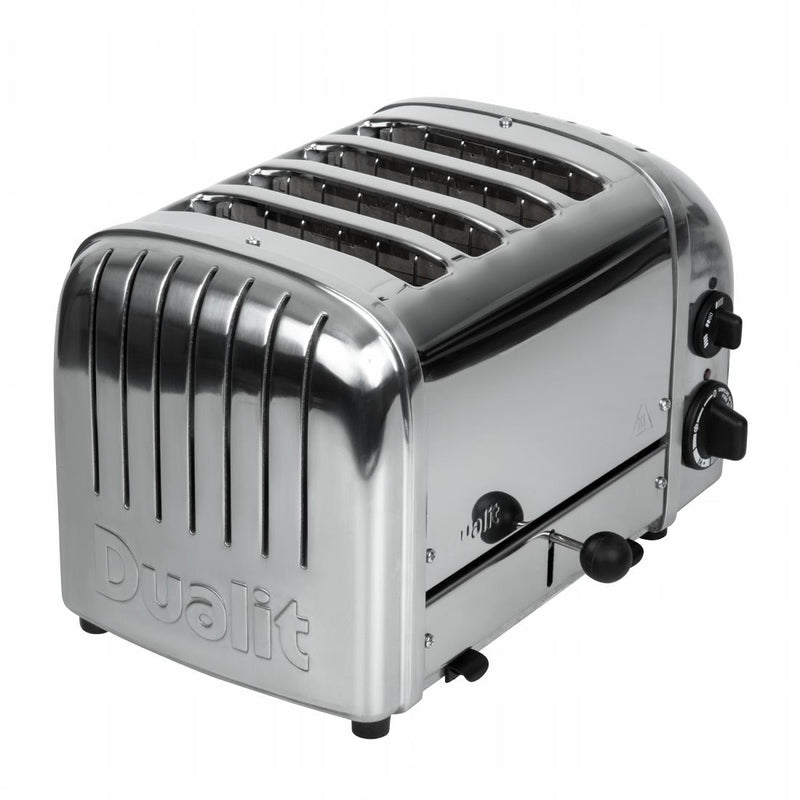 Dualit 2 x 2 Combi Vario 4-Scheiben-Toaster Edelstahl 42174