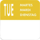 Vogue Removable Day of the Week Labels (Pack of 7000)