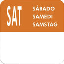 Vogue Removable Day of the Week Labels (Pack of 7000)