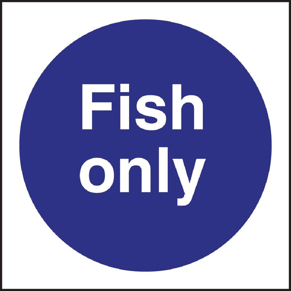 Fisch-Nur-Schild