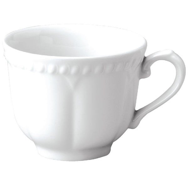 Churchill Buckingham Weiße, elegante Teetassen, 220 ml, 24 Stück