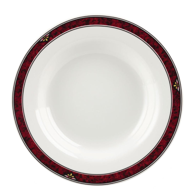 Churchill Milan Classic Rimmed Soup Bowls 230mm (Pack of 24)