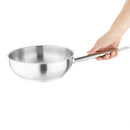Vogue Stainless Steel Sauté Pan 240mm
