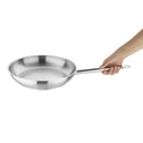 Vogue Stainless Steel Induction Frying Pan 280mm