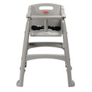 Rubbermaid Sturdy Stacking High Chair Platinum