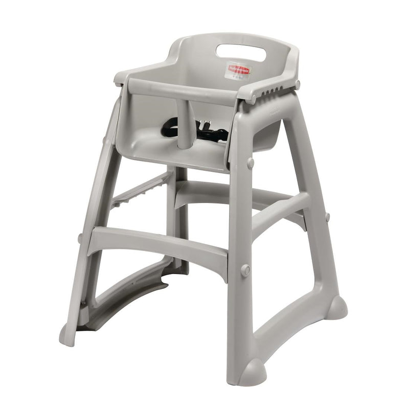 Rubbermaid Sturdy Stacking High Chair Platinum