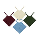 Napkin Style Dignified Adult Clothing Protector - Maroon - 45x45cm