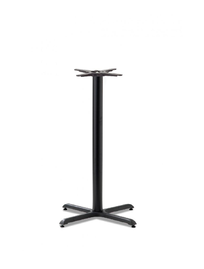 Black cruciform table base - Medium - Poseur height - 1080 mm