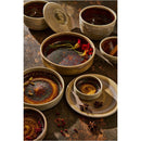 Steelite Aurora Vesuvius Amber Round Stacking Tray 13.50cm / 5½" (10.2oz) - Pack of 12