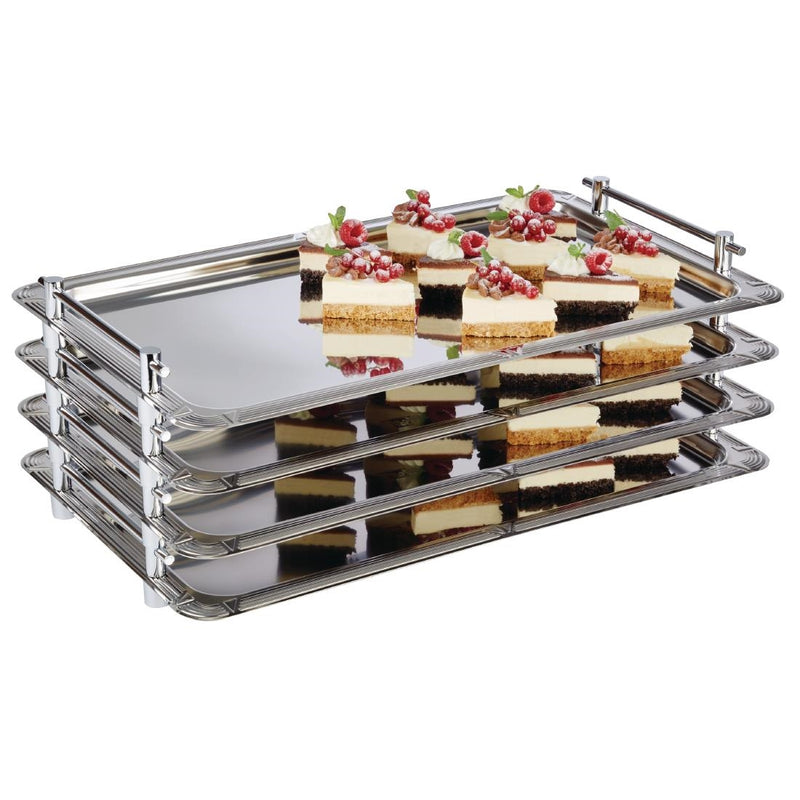 APS Stainless Steel Stacking Buffet Tray GN 1/1