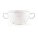 Churchill Whiteware Suppenschüsseln mit Griff, 398 ml, 24 Stück