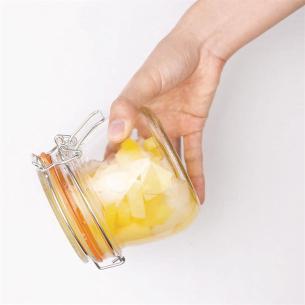 Vogue Einmachglas mit Clipverschluss, 500 ml, 12 Stück 