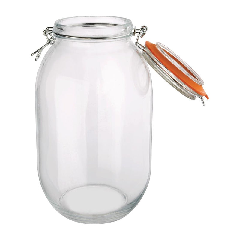 Vogue Einmachglas mit Clipverschluss, 2000 ml