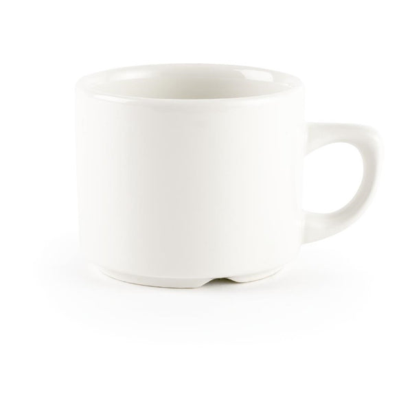 Churchill Whiteware Stackable Maple Espresso Cups 114ml (Pack of 24)