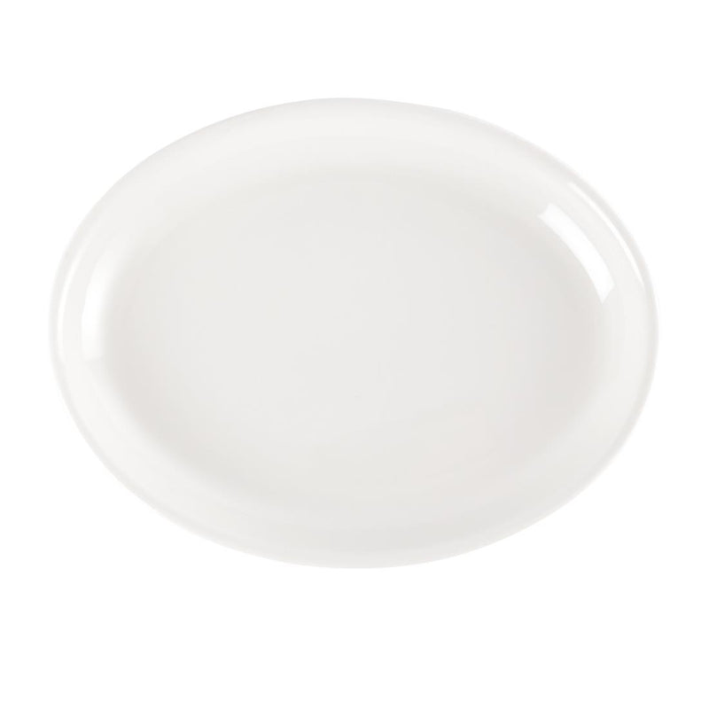 Churchill Whiteware Oval Platters 254mm (Pack of 12)