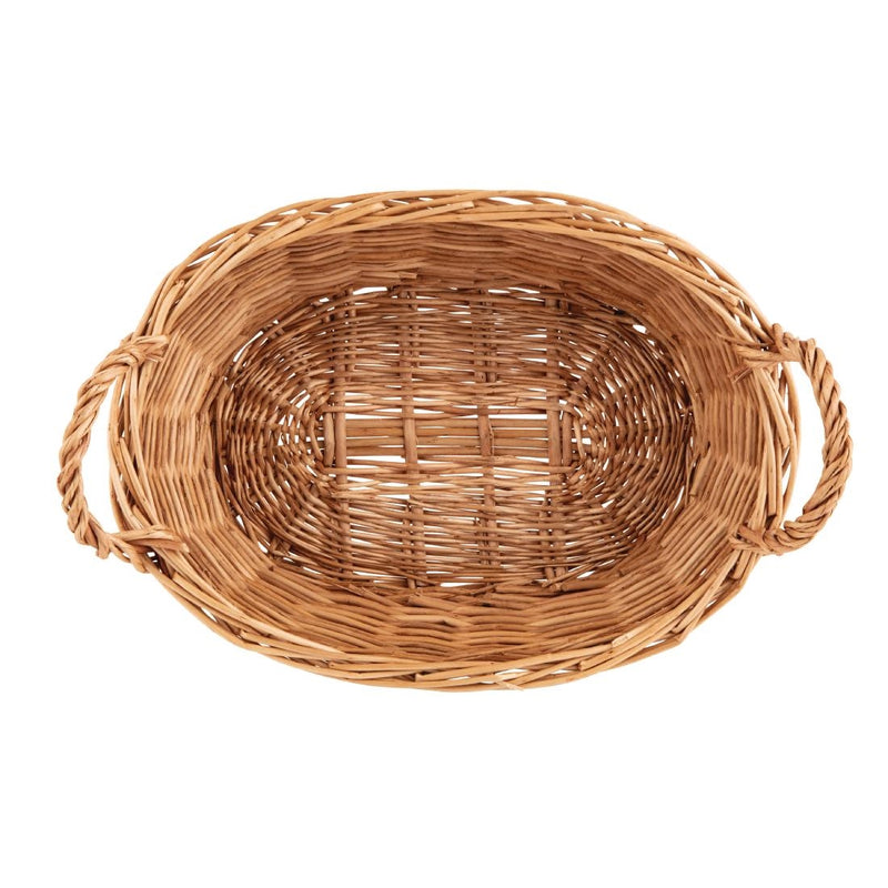 Olympia Willow Large Oval Table Basket