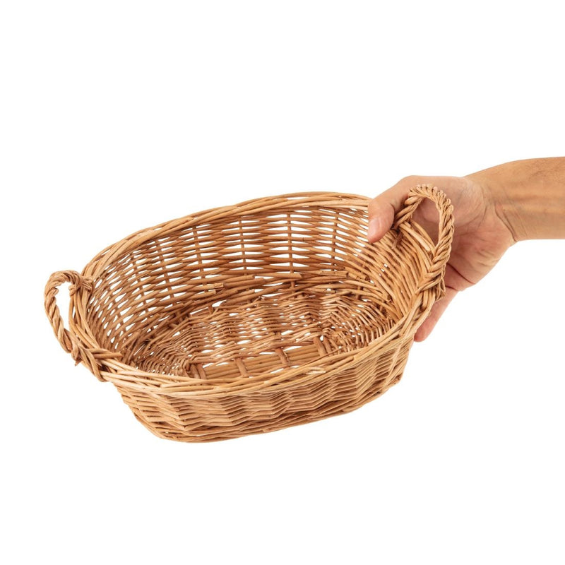 Olympia Willow Large Oval Table Basket