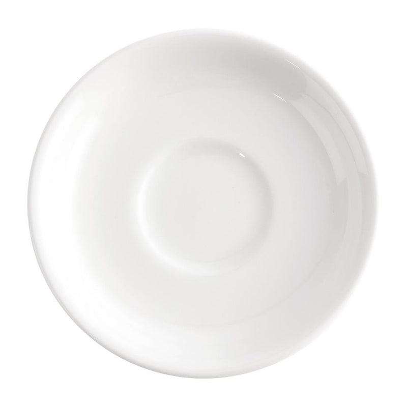 Churchill Plain Whiteware Saucers 114mm (Pack of 24)