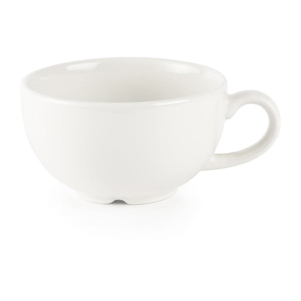 Churchill Plain Whiteware Cappuccino-Tassen, 227 ml, 24 Stück