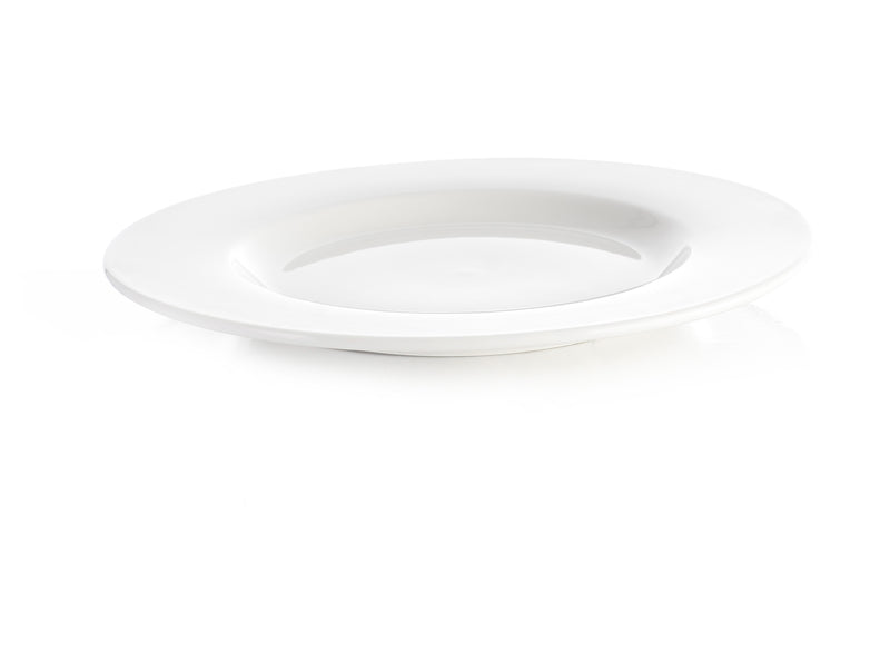 Professional Hotelware Wide Rimmed Plate - Pack of 6