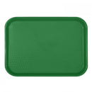 Rectangular Fast Food Serving Trays Green Small - 345mm x 265mm (10 ½in x 13in)