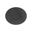 Oval Black Fiberglass Serving Tray 559mm x 686mm