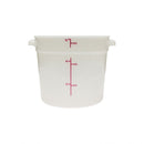 5.7 Ltr Quart Round Food Storage Container White
