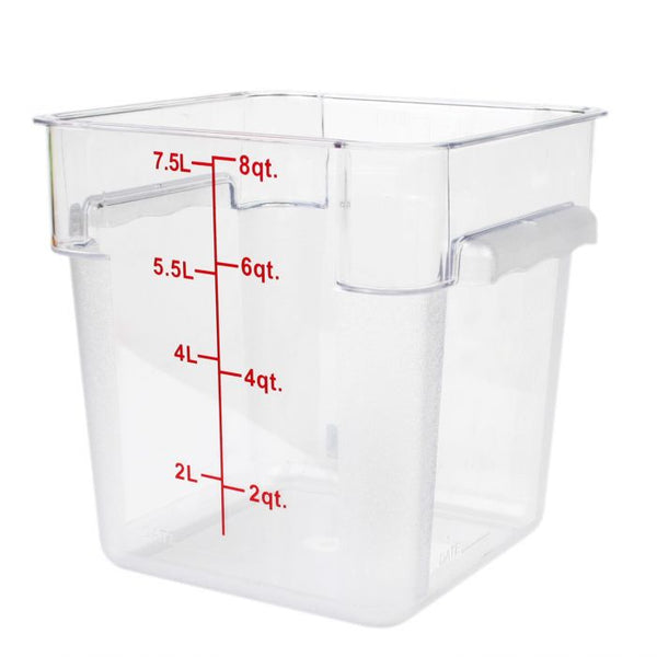 Polycarbonate Food Storage Clear Container 7.6Ltr with Gradations