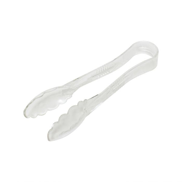 Polycarbonate Clear Scallop Grip Tongs 229mm